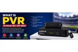 What is PVR in a Solid Set Top Box?
